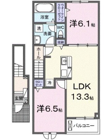 Mahinaの物件間取画像